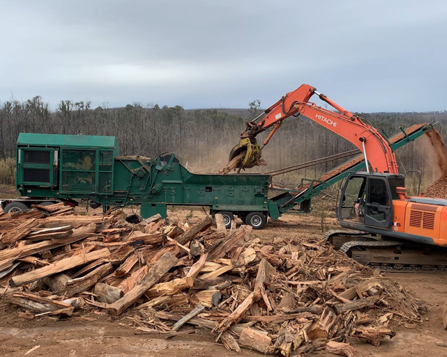 Van Gelder – High Speed Grinder at TRY Greenwaste Recycling Albury Wodonga