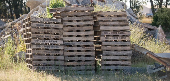Pallet Recycling at TRY Greenwaste Recycling Albury Wodonga